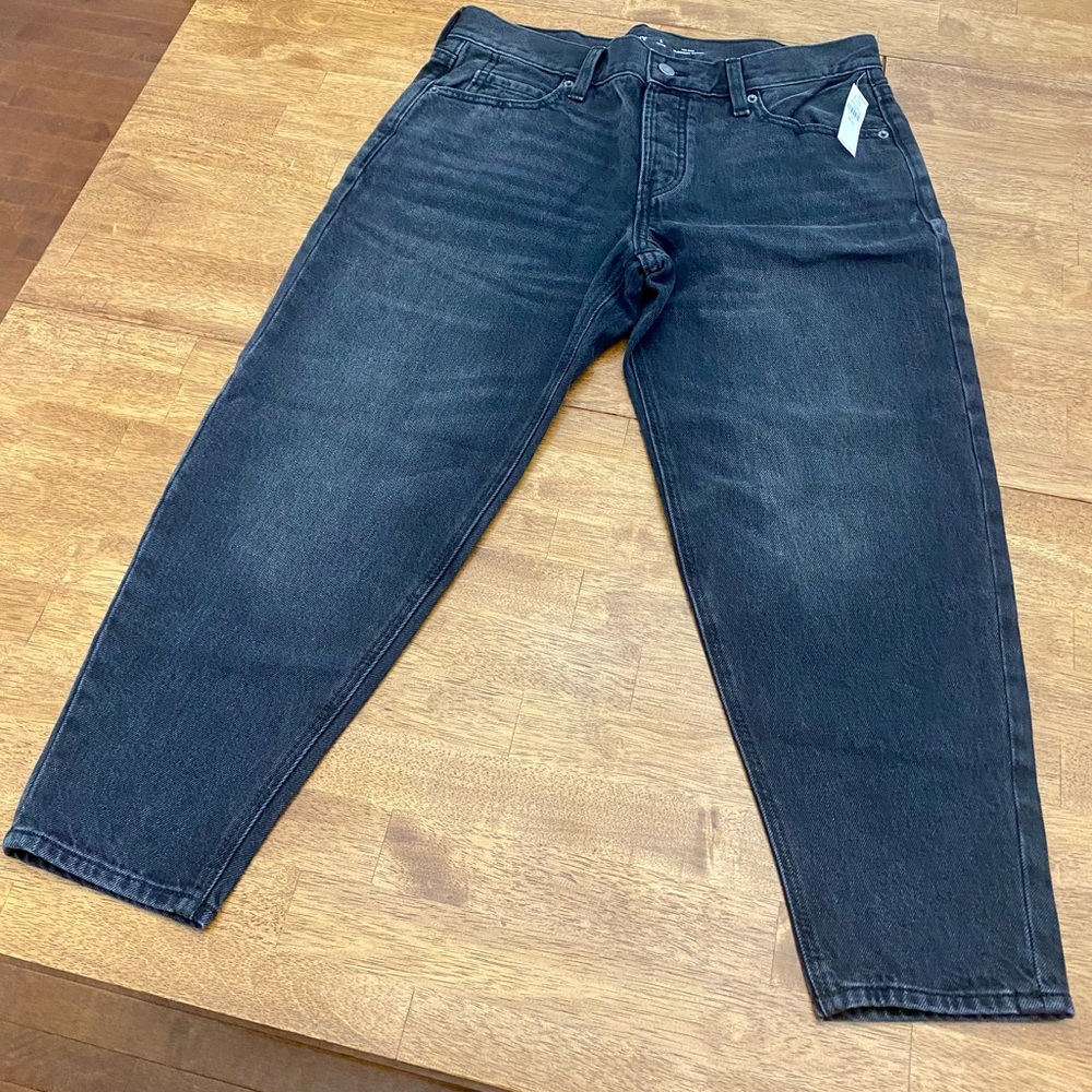 Old Navy mid rise slouchy taper jeans 6P
